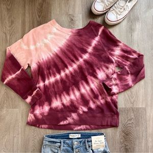 Pink Tie Dye Crewneck Sweatshirt